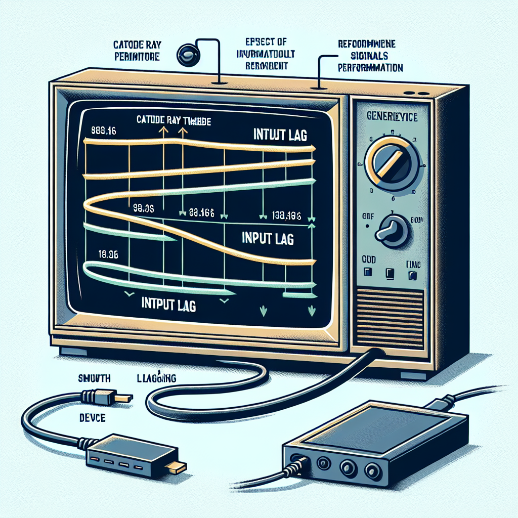 How do CRTs perform in terms of input lag?